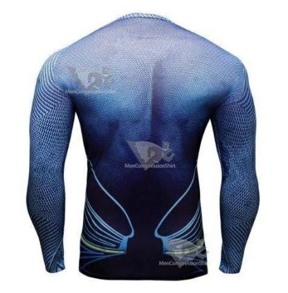 Superman Last Stand On Krypton Compression Long Sleeve Rashguard