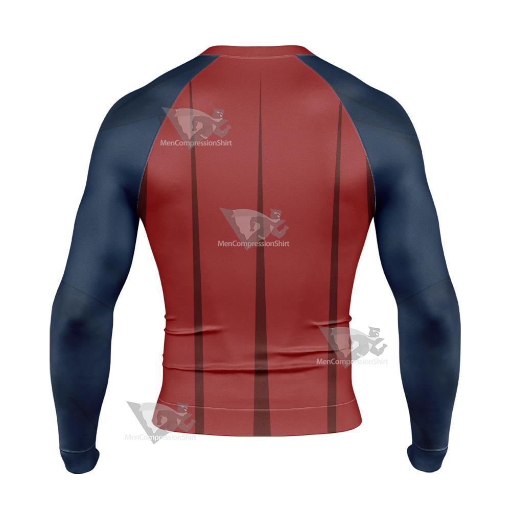 Superman Lois Clark Kent Kal El Long Sleeve Compression Shirt