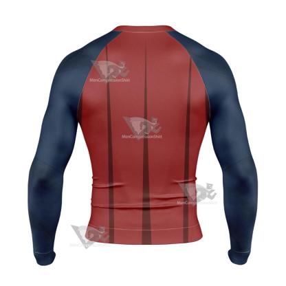 Superman Lois Clark Kent Kal El Long Sleeve Compression Shirt