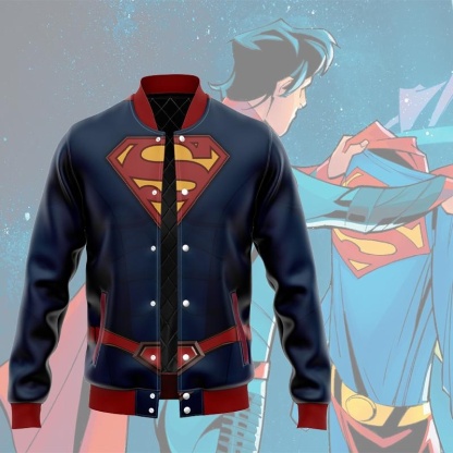 Superman Lois Clark Kent Kal El Varsity Jacket
