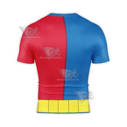 Superman Metropolis Short Sleeve Compression Shirt