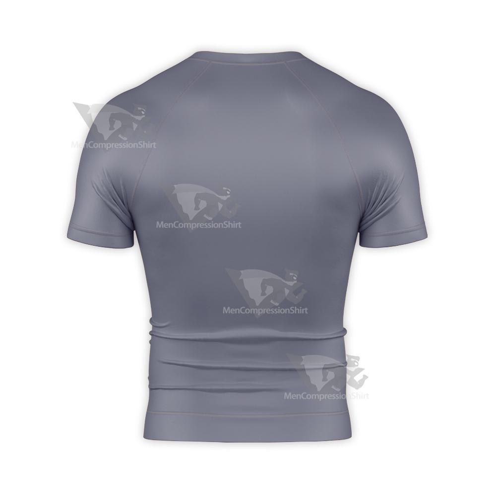 Superman Red Son Short Sleeve Compression Shirt