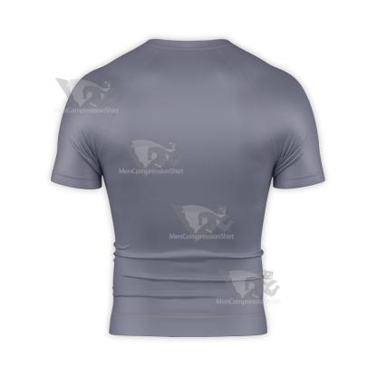 Superman Red Son Short Sleeve Compression Shirt