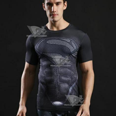 Superman Reign Of Superman Short Sleeve Compression Rashguard