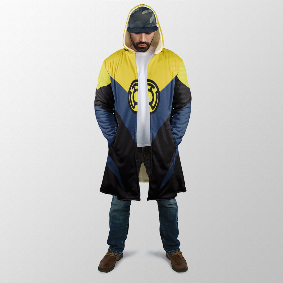 Hero Sinestro Corps Suit Design Dream Cloak