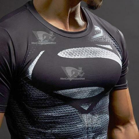 Superman Son Of Superman Compression Short Sleeve Rashguard