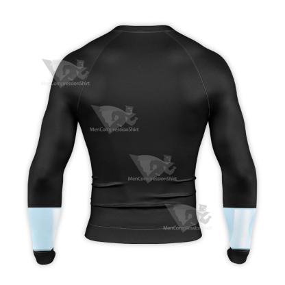 Superman Tas Brave New Metropolis Battle Suit Long Sleeve Compression Shirt