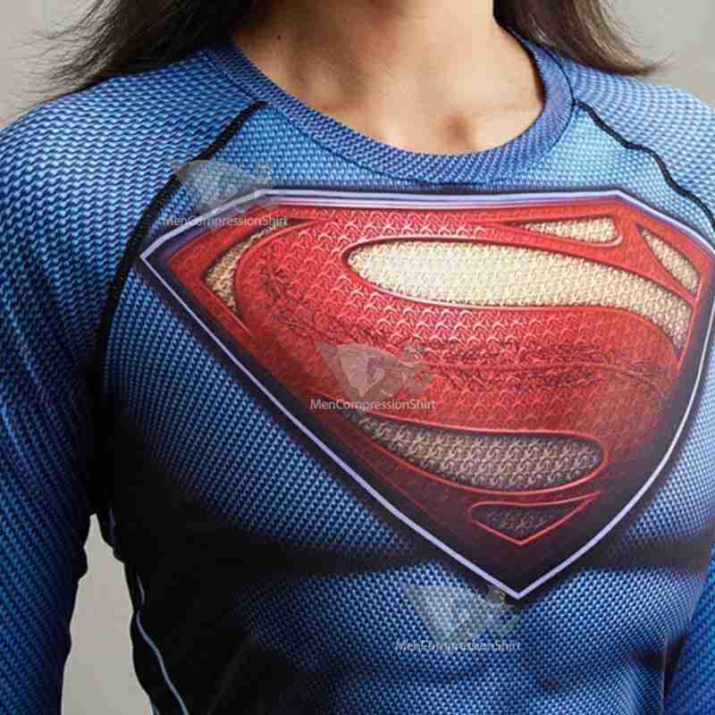 Superman Womens Short Sleeve Rashguard