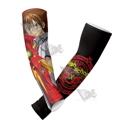 High School Issei Hyoudou Red Compression Arm Sleeve