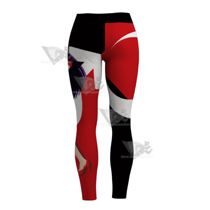 Hino Rei Sailor Moon Sailor Mars Red Women Leggings
