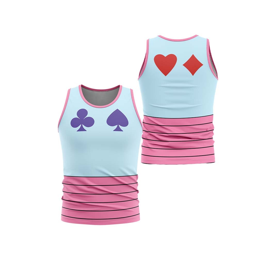 Hisoka Morow Hunter Exam Arc Hxh Sleeveless Compression Shirt