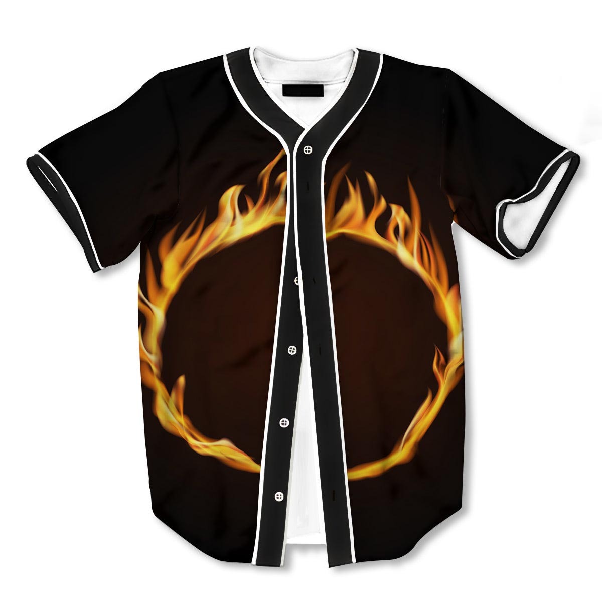Hole Burning 3d Print Full Size Baseball Jerseys