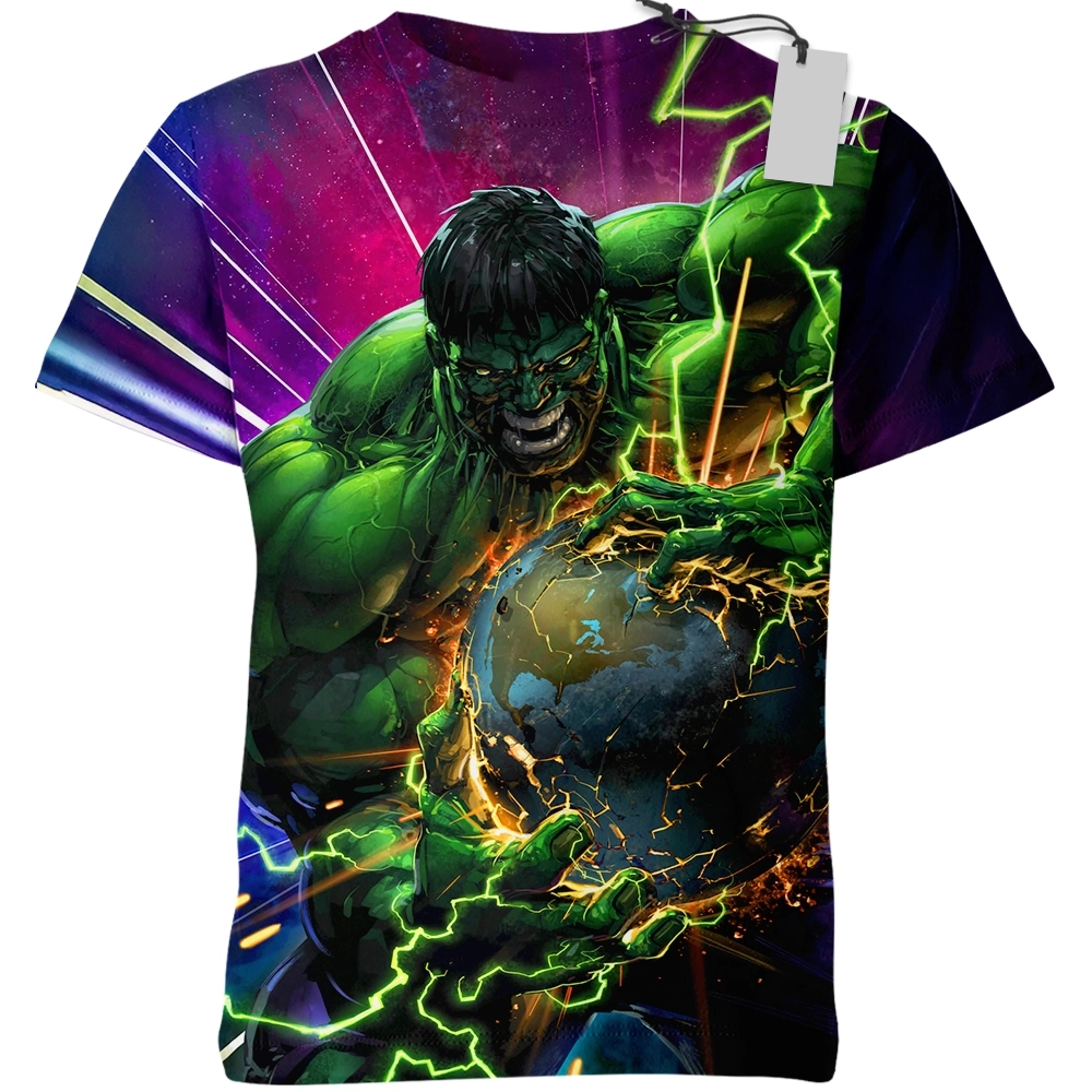 Hulk T-Shirt Avengers Superpower Heroes T-Shirt