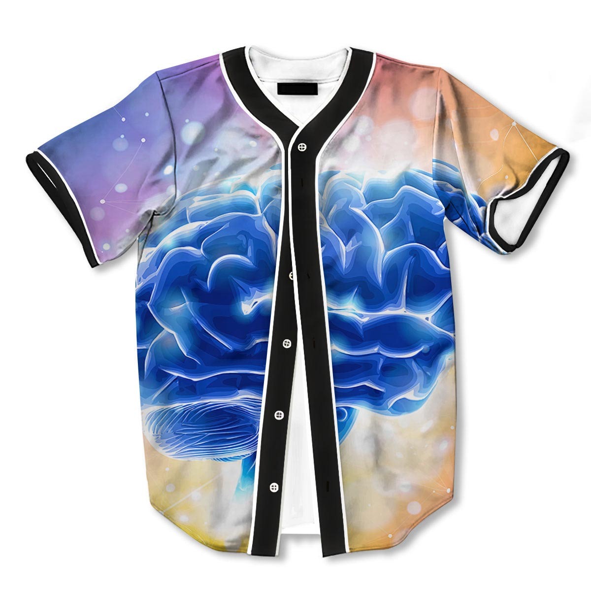 Human Brain Baseball Jerseys