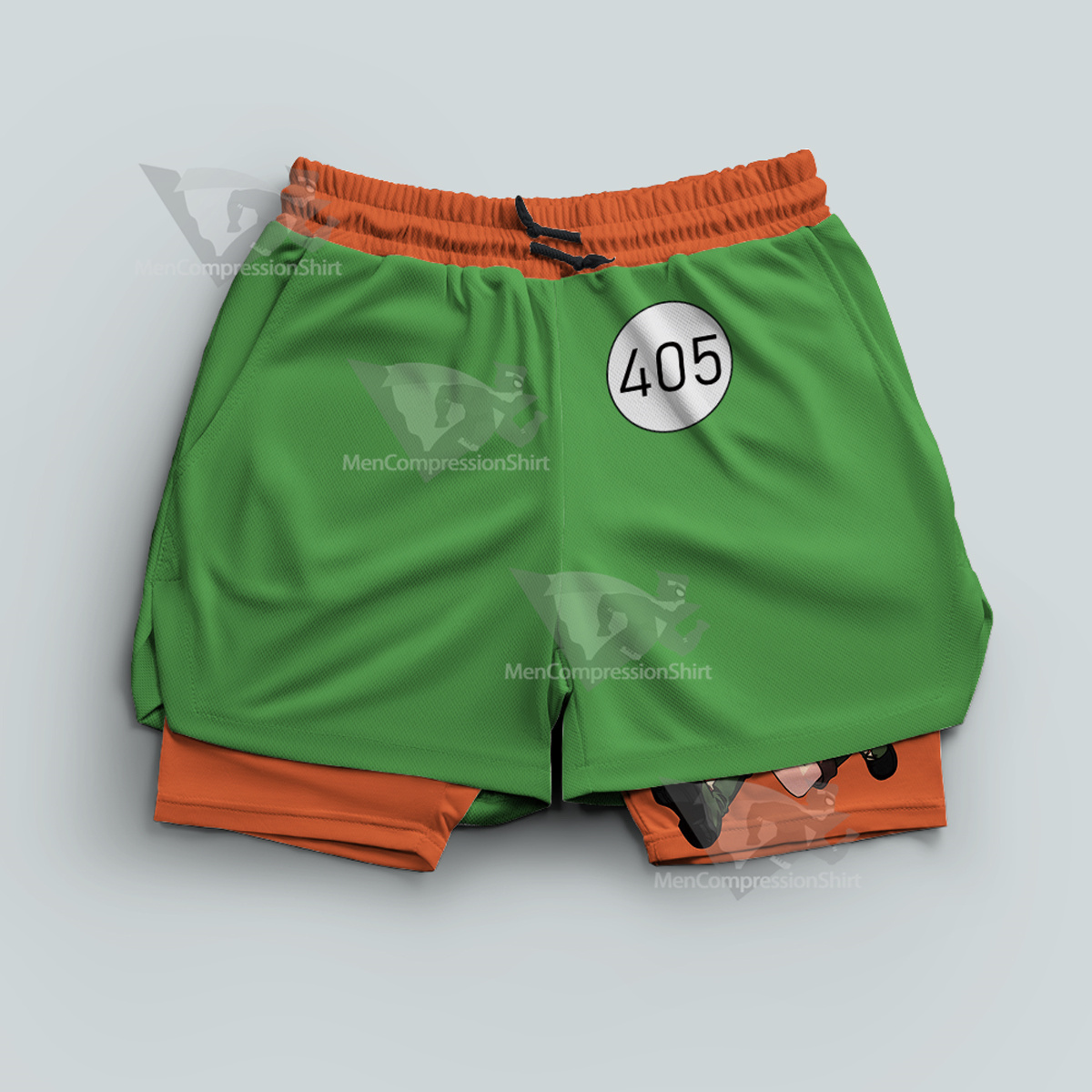 Hunter Freecss Gon Green Men Compression Gym Short