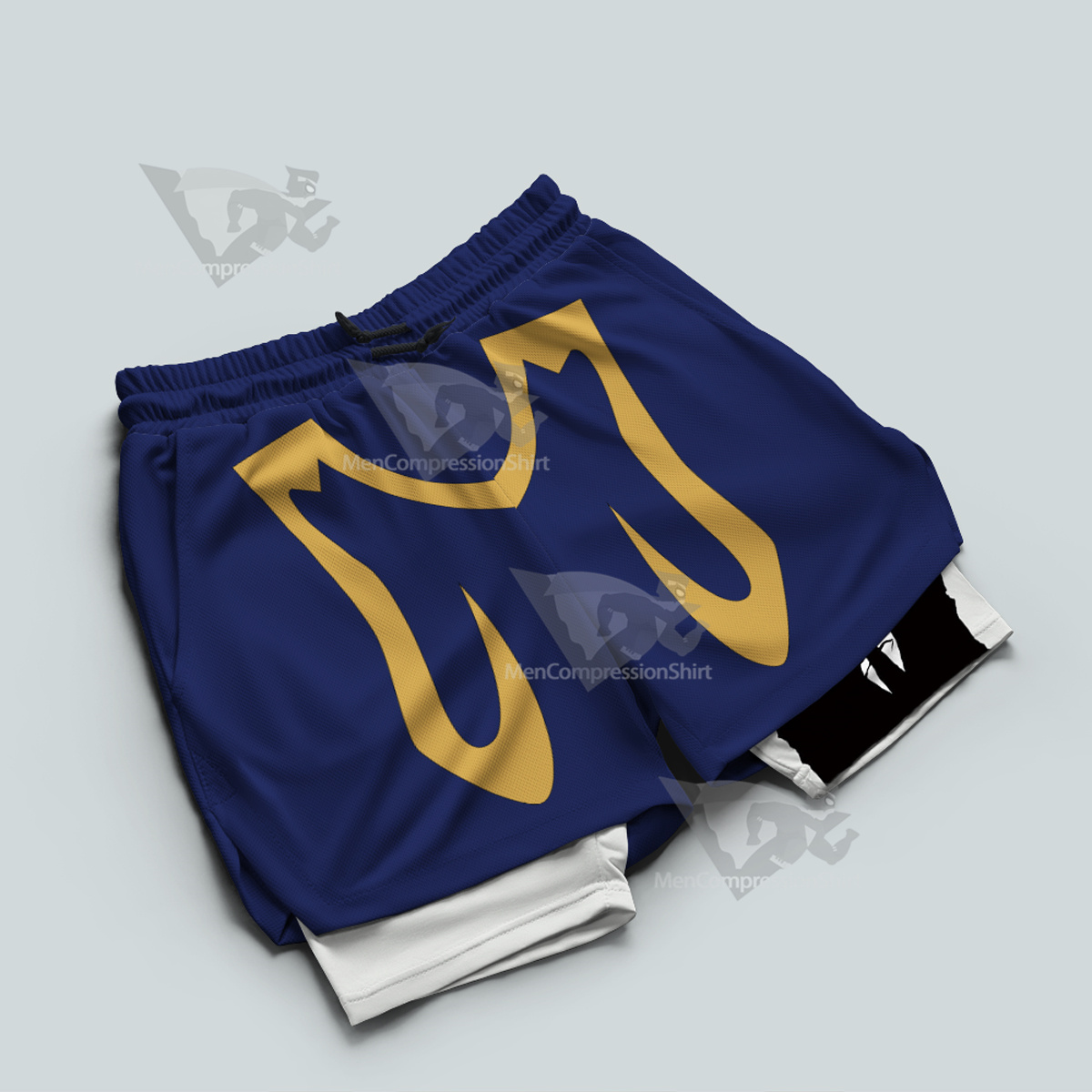 Hunter Kurapika Blue Men Compression Gym Short
