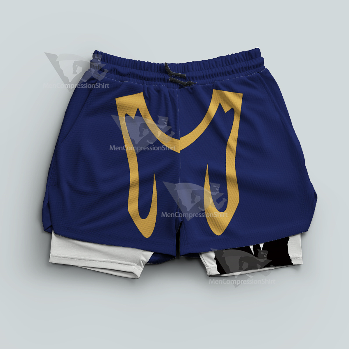 Hunter Kurapika Blue Men Compression Gym Short