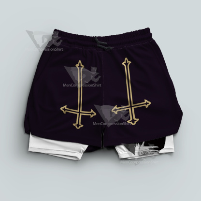Hunter Lucilfer Chrollo Black Men Compression Gym Short