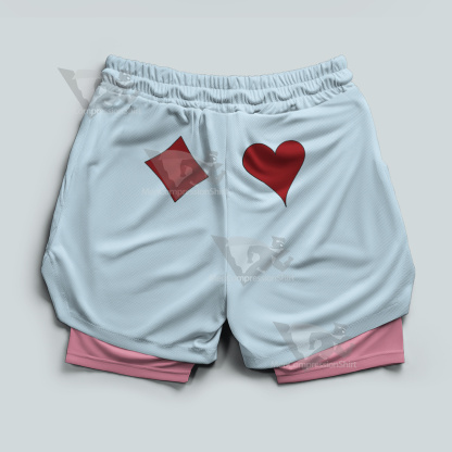 Hunter Morow Hisoka Blue Men Compression Gym Short
