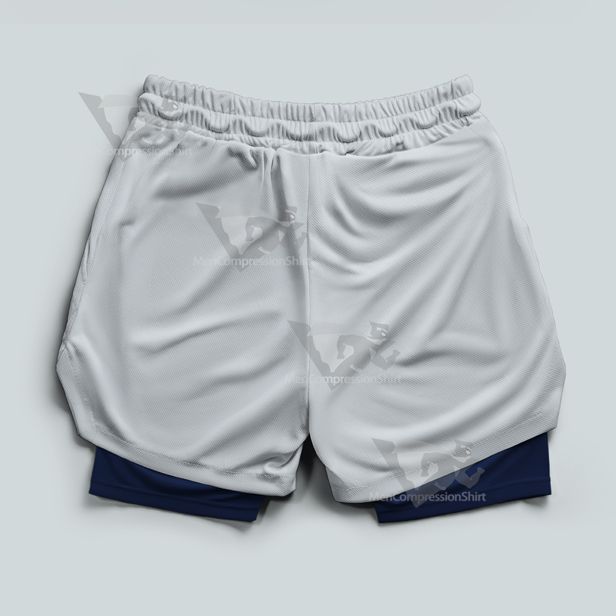 Hunter Netero Isaac White Men Compression Gym Short-MensCompressionShirt