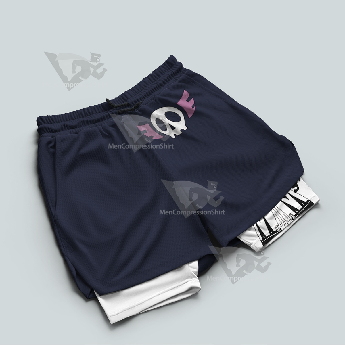 Hunter Portor Feitan Blue Men Compression Gym Short