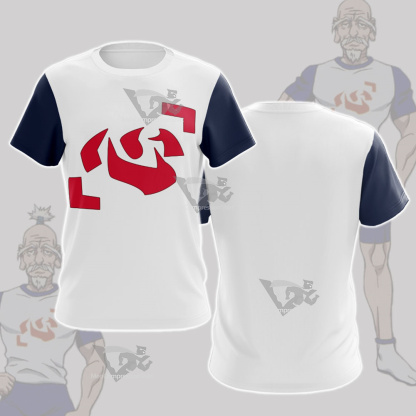 Hunter X Hunter Isaac Netero Cosplay T-Shirt – MensCompressionShirt