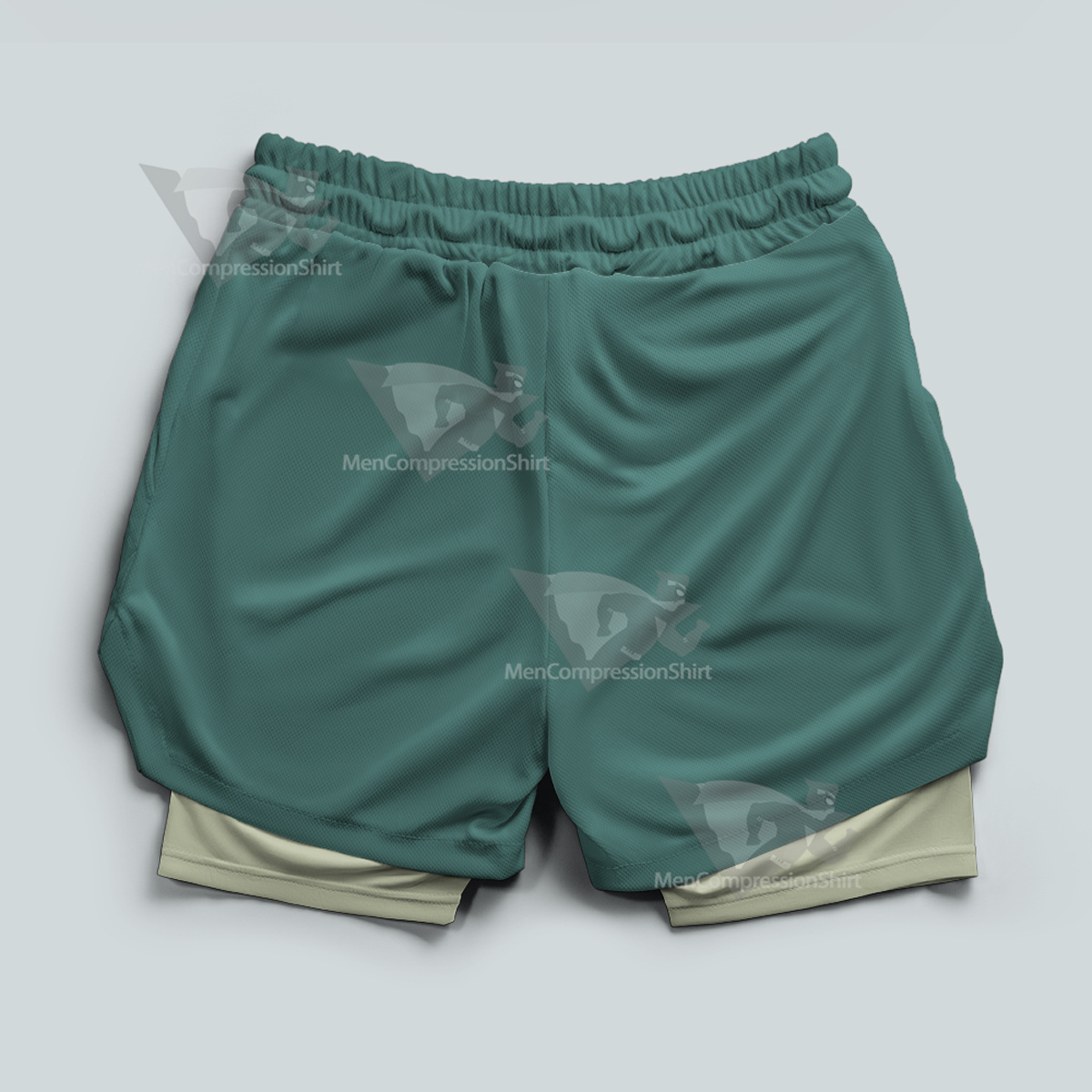 Hunter Zoldyck Illumi Gren Men Compression Gym Short
