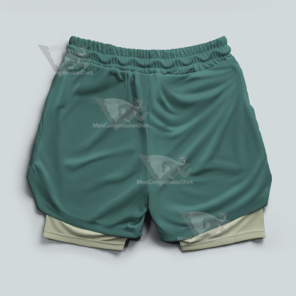 Hunter Zoldyck Illumi Gren Men Compression Gym Short