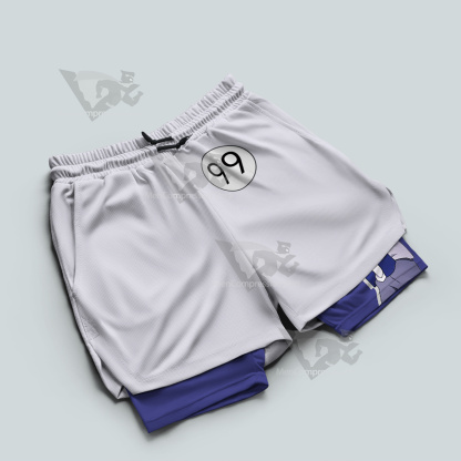 Hunter Zoldyck Killua White Men Compression Gym Short