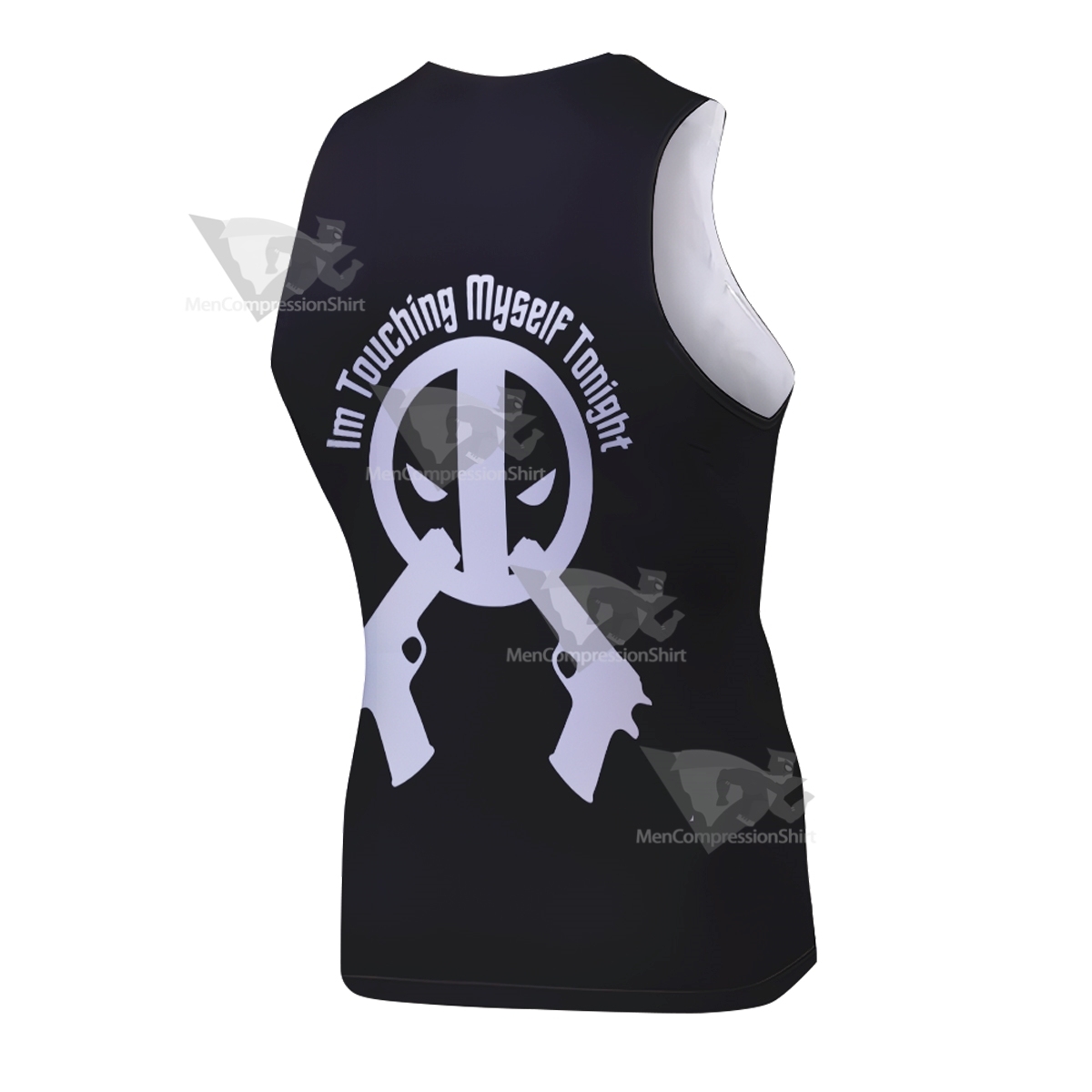 Hyper Deadpool Black Sleeveless Compression Shirt