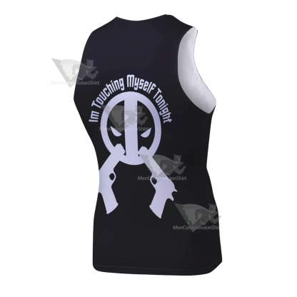 Hyper Deadpool Black Sleeveless Compression Shirt