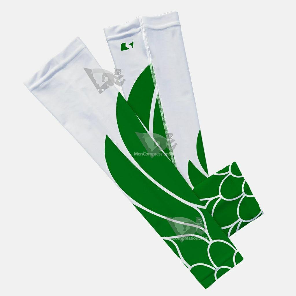 Icarus White And Green Kids Arm Sleeve