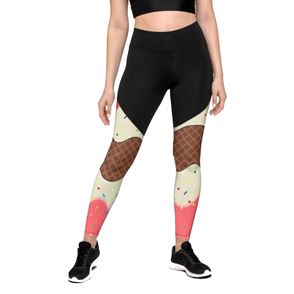 Ice Cream Women Compression Legging
