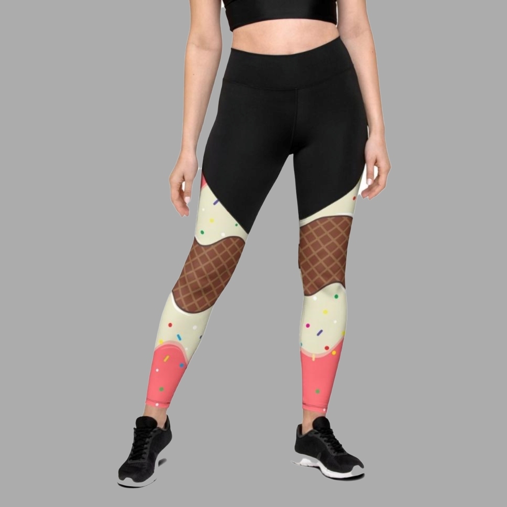 Ice Cream Women Compression Legging
