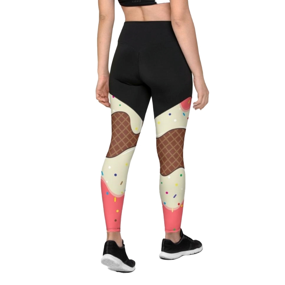 Ice Cream Women Compression Legging