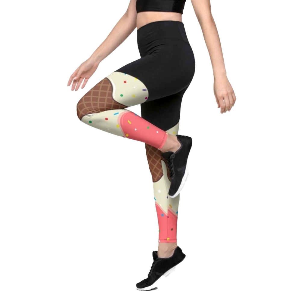 Ice Cream Women Compression Legging