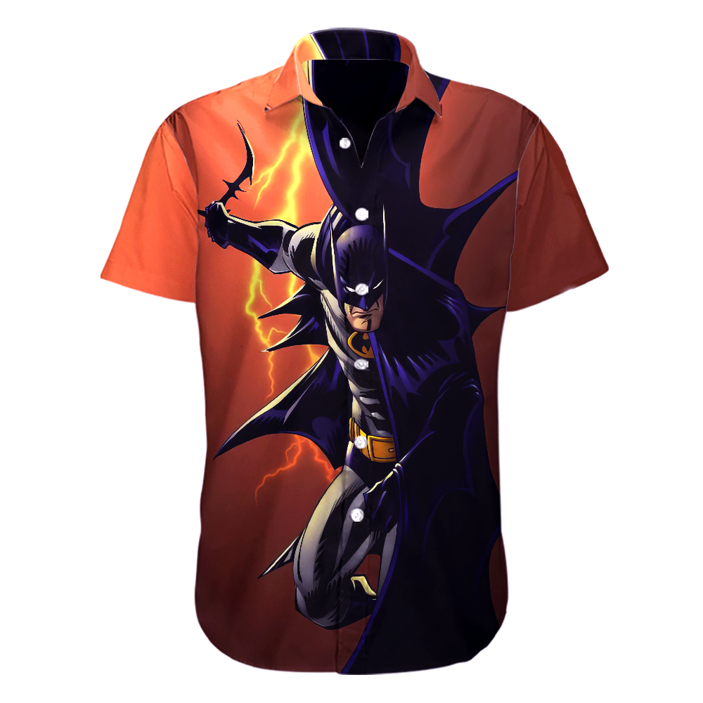 Iconic Batman 3d Printed Hawaiian Shirt For Trendy Fans