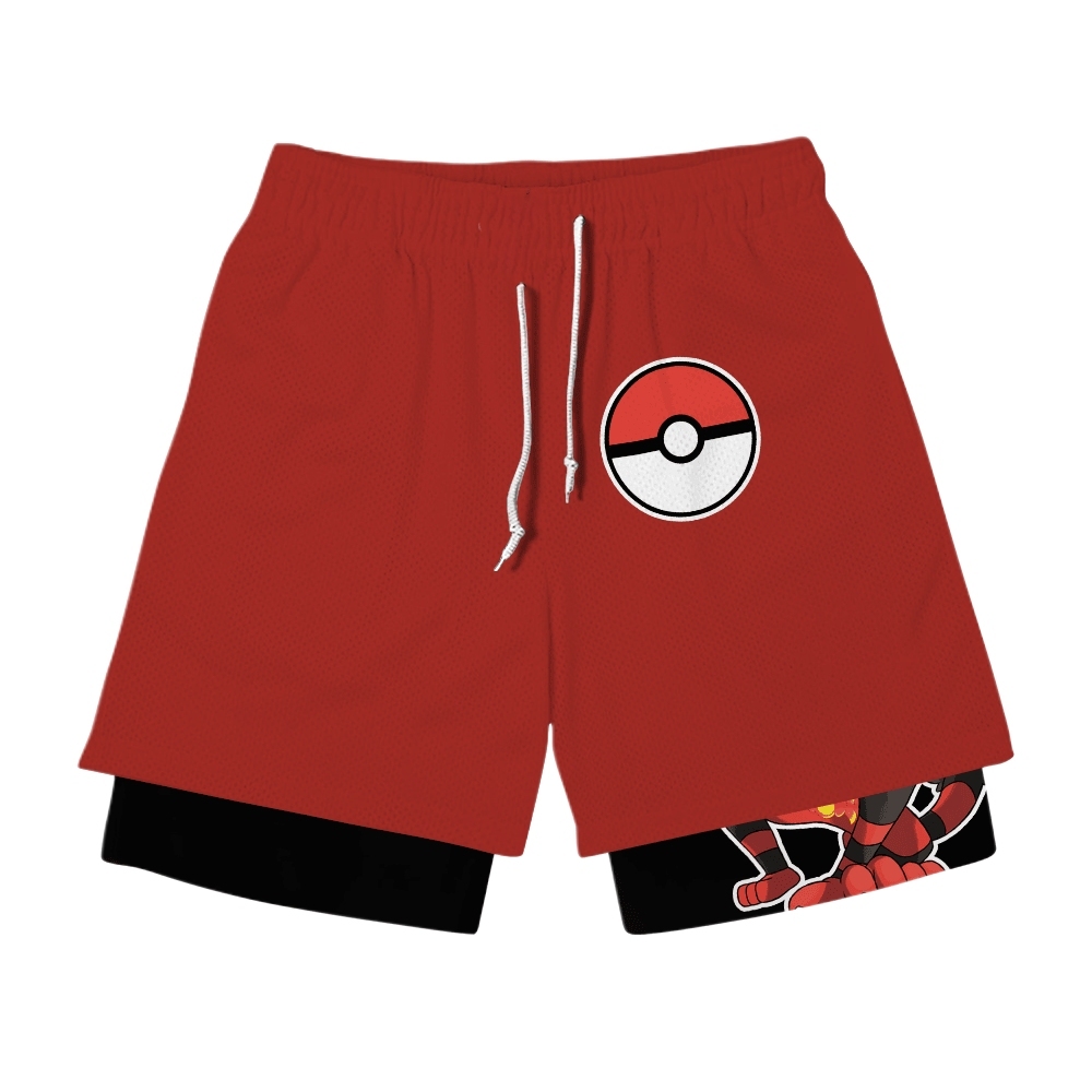 Incineroar Anime Compression Gym Shorts