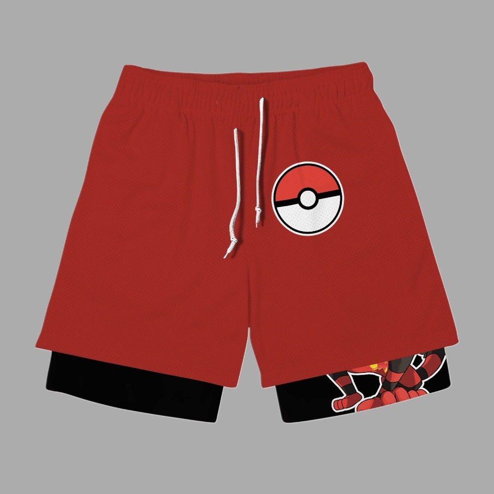 Incineroar Anime Compression Gym Shorts