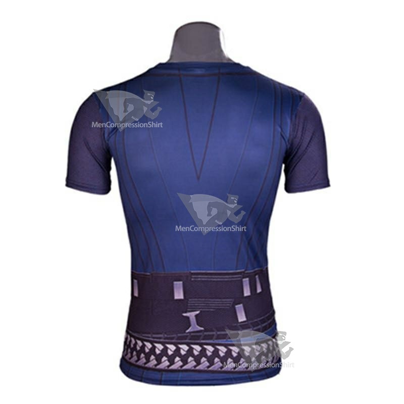 Infinity War Dr Strange Short Sleeve Compression Shirt For Men