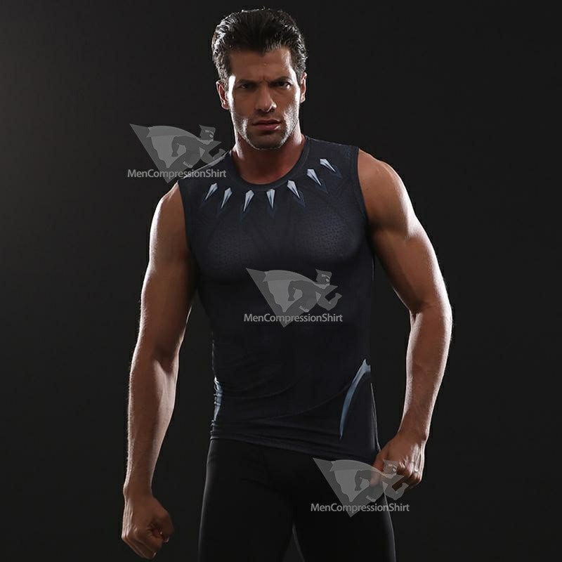 Infinity War King Tchalla Compression Tank Top