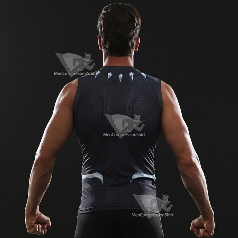 Infinity War King Tchalla Compression Tank Top