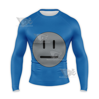 Invader Zim Dib Membrane Blue Cosplay Long Sleeve Compression Shirt