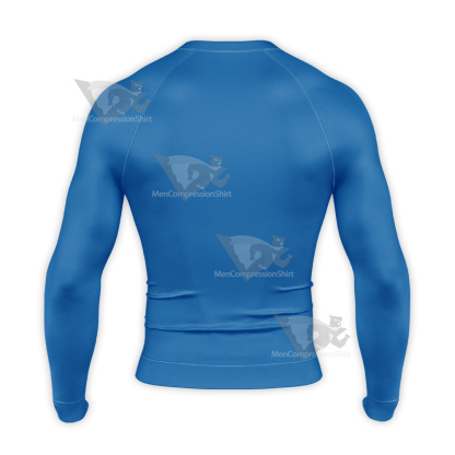 Invader Zim Dib Membrane Blue Cosplay Long Sleeve Compression Shirt