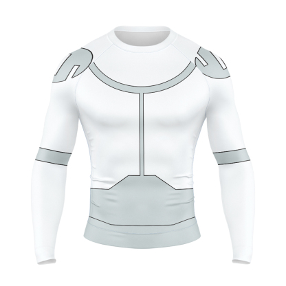 Invincible Mark Viltrumite White Long Sleeve Compression Shirt