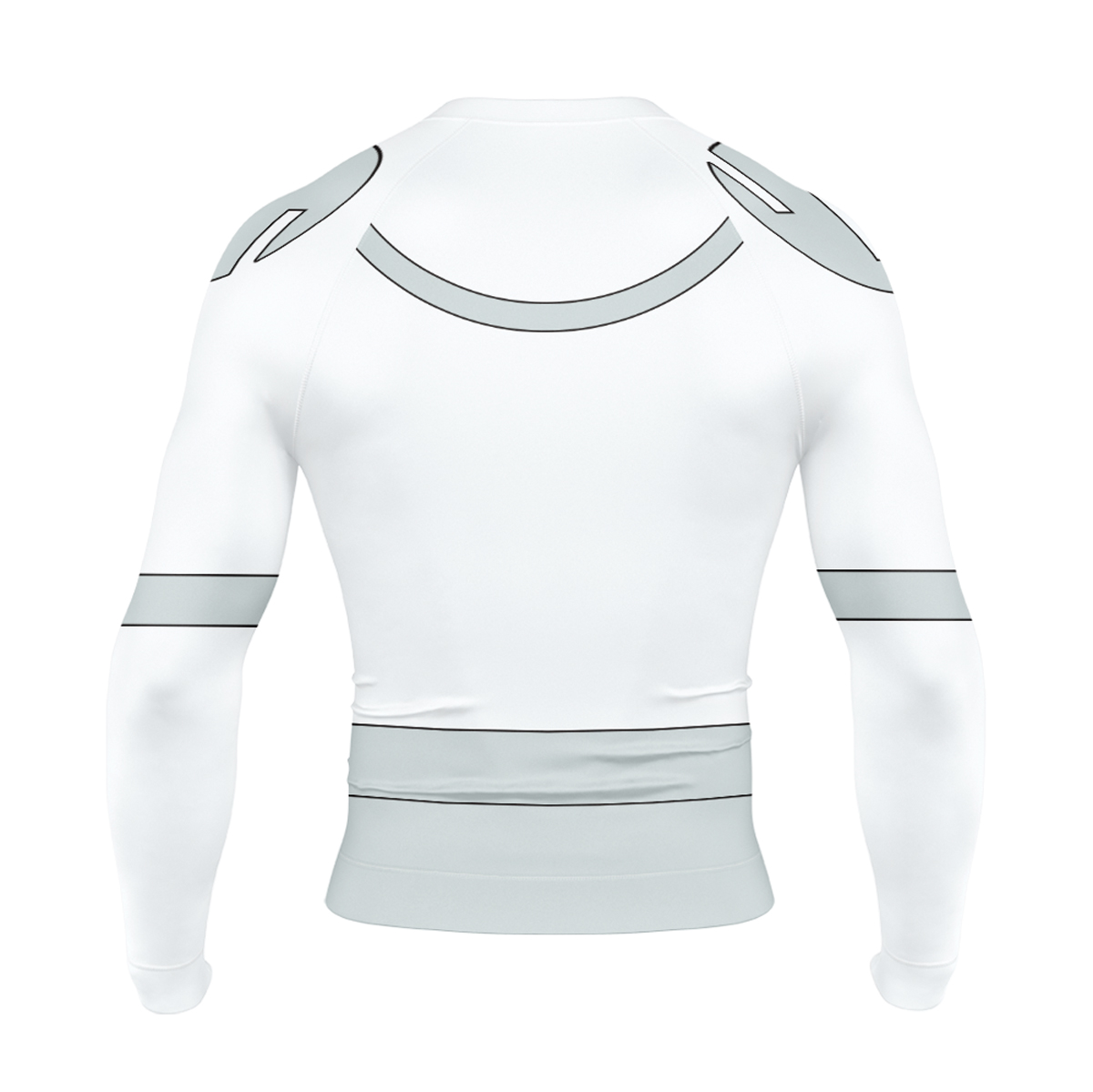 Invincible Mark Viltrumite White Long Sleeve Compression Shirt
