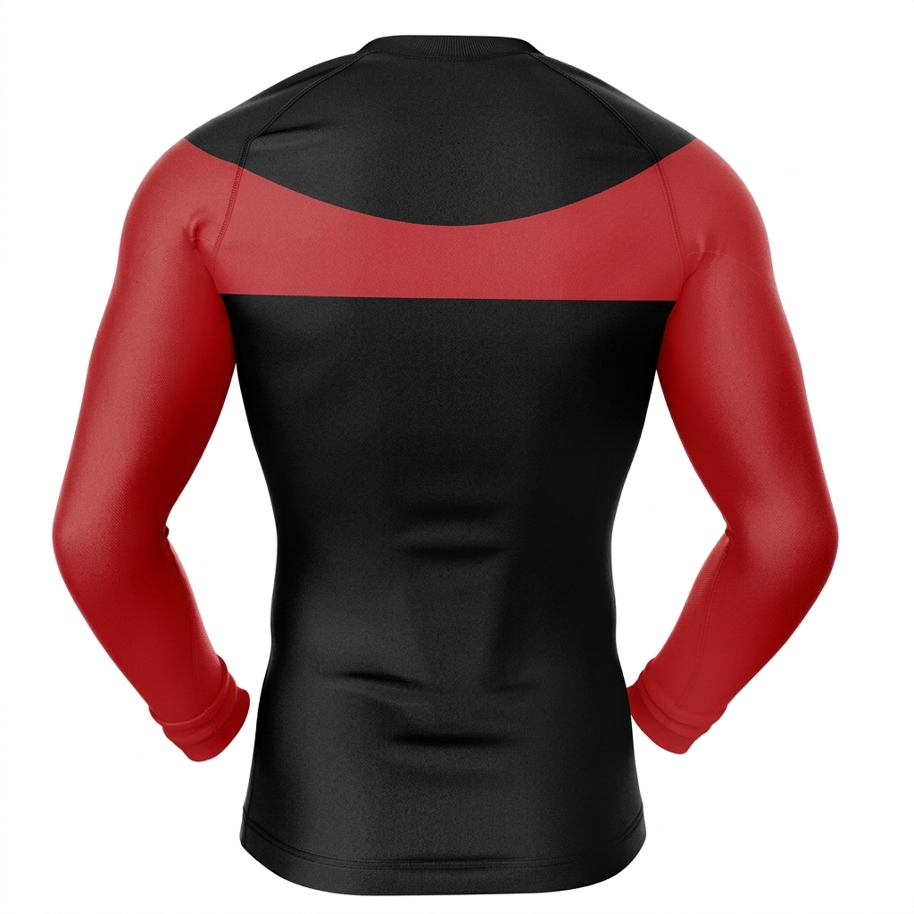 Invincible Oliver Grayson Age 15 Red Yellow Long Sleeve Compression Shirt