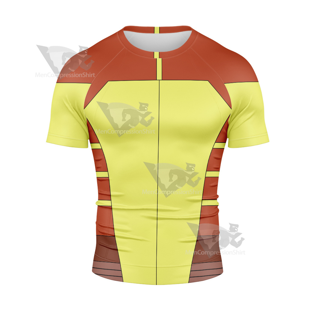 Invincible Rex Splode Rash Guard Compression Shirt