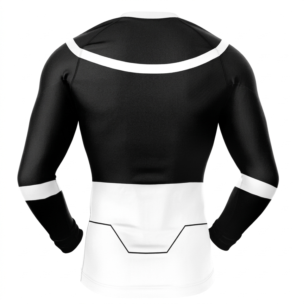 Invincible Viltrumite Executioner and Black Gray Long Sleeve Compression Shirt