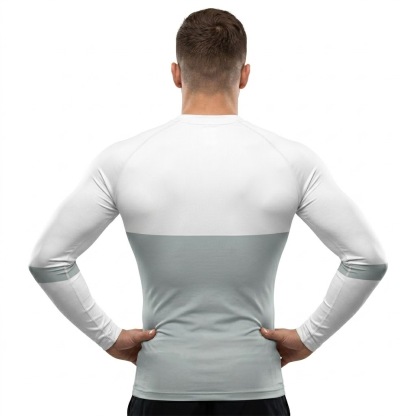Invincible Viltrumite V2 Gray White Long Sleeve Compression Shirt